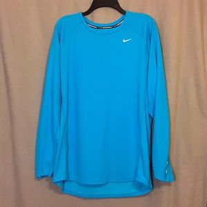 Men’s Nike long sleeve dri fit running shirt